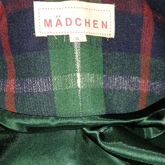 Anthropologie Madchen, Elegant Plaid Hooded Cape, Small, $60 and FREE SHIPPING! - Picture 3 of 14